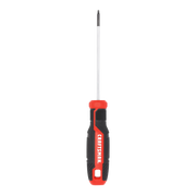 Front angle photo of Craftsman screwdriver CMHT65169 with red and black handle on white background.