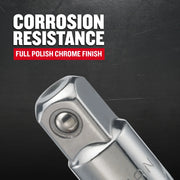Craftsman polished chrome adapter, corrosion resistant, close-up, graphics category, CMMT99293.