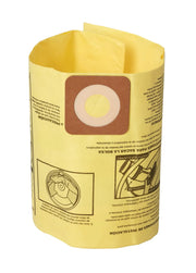 DeWalt vacuum filter bag DXVC6912 yellow white background beauty shot front angle