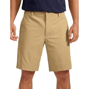 CRZ YOGA Men's All Day Comfy Golf Shorts – 7″ / 9” Stretch Lightweight  Casual Work Flat Front Shorts with Pockets(9 inches Khaki Sand) - CRZ YOGA