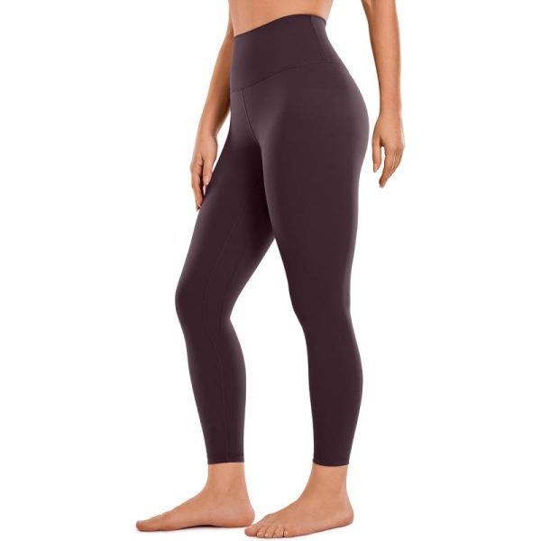 Crz Yoga Womens Brushed Naked Feeling Workout Leggings High Waisted Gym Compression